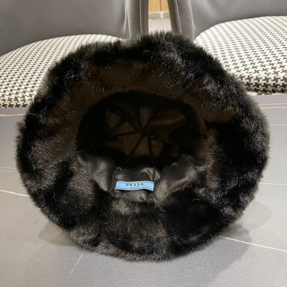 Prada Black Designer Cold Weather Hat - Picture 3 of 9